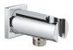 Kolanko Dusch- mit Griff Grohe Rainshower, brushed hard graphite