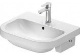Waschtisch zur Wandmontage Duravit D-Code Vital Med, 60x56cm, otwór pod baterię, ohne Überlauf, weiß