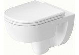 Becken WC hängend Duravit D-Code 37x54 cm, montaż ukryty, bezkołnierzowa, Abfluss poziomy - weiß
