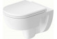Becken WC hängend Duravit D-Code 37x54 cm, montaż ukryty, bezkołnierzowa, Abfluss poziomy - weiß