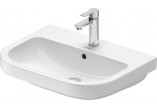 Halbeinbauwaschtisch Duravit D-Code 55x45,5 cm, mit Hahnloch, z Überlauf, spód w pełni glazurowany - weiß