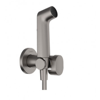 Brausekopf Hansgrohe Bidette 1jet S EcoSmart mit Mischer, uchwytem i wężem Dusch- 125 cm - golden optyczny poliert