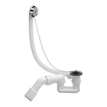 Set Ablauf- Polysan mit Füllfunktion, długość 775mm, korek automatyczny 72mm - weiß