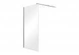 Duschkabine Besco Aveo, typu Walk-in 90x195 cm - Glas transparent, profil Chrom