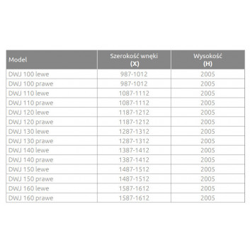 Tür Dusch- Schiebe- Radaway Idea Black DWJ 100 Links 98.7-101.2x200.5cm, profil schwarz, Glas transparent- sanitbuy.pl