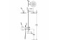 Set Duscharmatur Tres Therm-box, termostatycznej, Unterputz- 2-drożnej - schwarz brąz