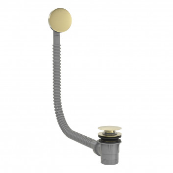 Zawór spustowy Click-Clack do Badewannen- z Überlauf, TRES COMPL GRIFERIA - Schwarz brąz