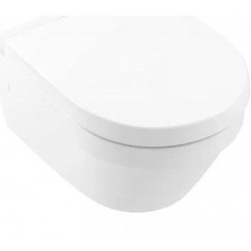 Wand-wc Villeroy&Boch Architectura, 53x37 cm, Abfluss tylny, bezkołnierzowa (DirectFlush), z powłokami AntiBac i CeramicPlus - alpenweiß
