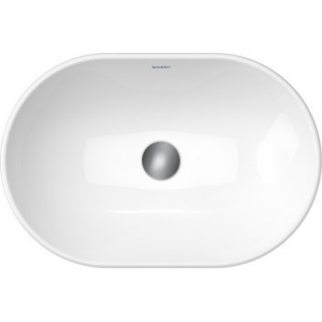 Aufsatzwaschtisch Duravit D-Neo, 40cm, rund, ohne Überlauf, ohne Hahnloch, weiß
