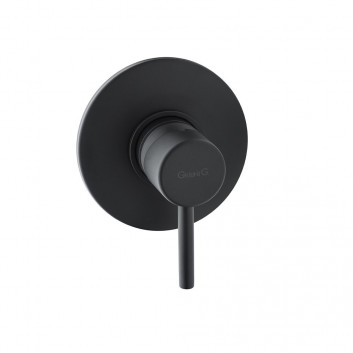 Waschtischarmattur Giulini Giovanni Futuro mit 2 Anschlüssen, Unterputz, długość wylewki 20 cm - schwarz matt