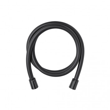 Handbrause Demm, 1-Funktions-, rund, schwarz matt