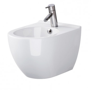 Becken zawieszana mit Sitz slim Cersanit Zen Pro Oval, 52,5x35,5cm, mit WC-Sitz mit Softclosing Duroplastową Moonway Spot Slim - weiß