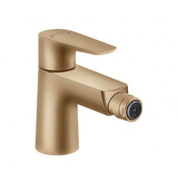 Bidetarmatur 1-uchwytowa Hansgrohe Talis E wys. 158 mm, Set Ablauf-, golden optyczny poliert