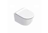 Set Catalano Zero New Wand-WC 35x50 cm, bezrantowa, weiß + WC-Sitz mit Softclosing slim + mocowania
