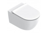 Set Catalano Sfera muszla WC hängend 55x35 cm Silentech mit Sitz WC wolnoopadającą i z mocowaniami - weiß matt