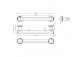 Handtuchhalter Hansgrohe Logis Universal, długość 644 mm - Chrom