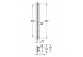 Brausestange Grohe Rainshower Aqua 600 mm - phantom black