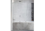 Parawan nawannowy Radaway Furo Gold PND II, prawy, Glas transparent, 100x150cm, przesuwny, golden profil