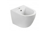 Bidet hängend Emporia Nox 48,5x36 cm, mit Hahnloch, z Überlauf - weiß Glanz