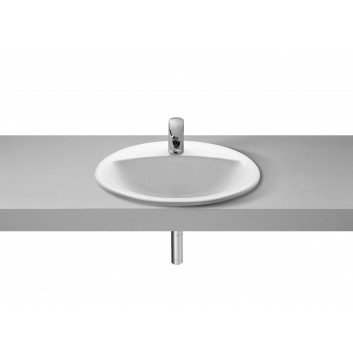 Waschtisch Roca Diverta Aufsatz 55x42,5 cm mit Hahnloch