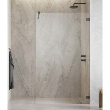 Tür Dusch- walk-in Radaway Essenza Pro 8 Gold, 130x200cm, Glas transparent, profil golden
