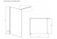 Tür Dusch- walk-in Radaway Essenza Pro 8 Gold, 130x200cm, Glas transparent, profil golden
