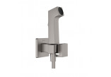 Bidet- Brausekopf Hansgrohe Bidette 1jet E EcoSmart mit Mischer, uchwytem i wężem Dusch- 125 cm - gebürstetes Bronze