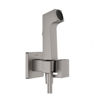 Bidet- Brausekopf Hansgrohe Bidette 1jet E EcoSmart mit Mischer, uchwytem i wężem Dusch- 125 cm - gebürstetes Bronze