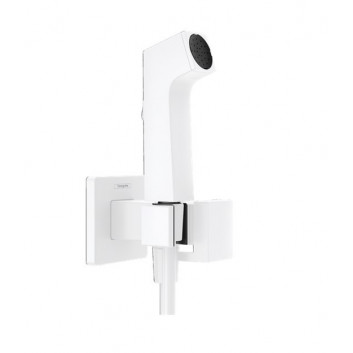Bidet- Brausekopf Hansgrohe Bidette 1jet E EcoSmart mit Mischer, uchwytem i wężem Dusch- 125 cm - schwarz matt