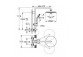 Duschsystem Grohe Euphoria System 260 mit Thermostat zur Wandmontage, mit Kopfbrause okrągłą 26 cm - phantom black