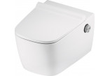 Toaleta myjąca TECEneo 54x40 cm, z przyłączem ciepłej i zimnej wody, mit Sitz WC wolnoopadającą mit Deckel slim - weiß