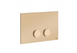 Spültaste, Gessi Anello - Warm Bronze Brushed PVD
