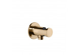 Anschlussbogen Gessi Anello, mit Griff - Copper Brushed PVD