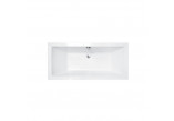 Badewanne freistehend Emporia Molly 160x78 cm, Eck-, links z Überlauf szczelinowym i syfonem Emporia - weiß
