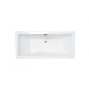 Badewanne freistehend Emporia Molly 160x78 cm, Eck-, links z Überlauf szczelinowym i syfonem Emporia - weiß
