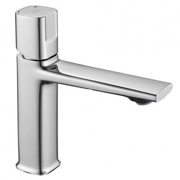 Waschtischarmatur Laveo Tores hoch (266 mm), Einhebel-, mit Stöpsel - Chrom