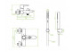 Wannenbatterie Laveo Tores Aufputz - Chrom