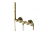 Armatur Brause- Laveo Cone zur Wandmontage, mit Brauseset - Gold szampańskie