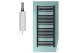 Grzejnik elektryczny Zehnder Zeno 118,4 x 50 cm z wbudowaną grzałką IHE Easy rechts stronie - Farbe z palety Zehnder