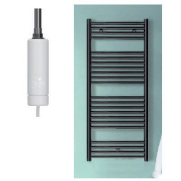 Grzejnik elektryczny Zehnder Zeno 118,4 x 50 cm z wbudowaną grzałką IHE Easy rechts stronie - Farbe z palety Zehnder