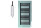 Grzejnik elektryczny Zehnder Zeno 118,4 x 50 cm z wbudowaną grzałką IHE Easy rechts stronie - Farbe z palety Zehnder