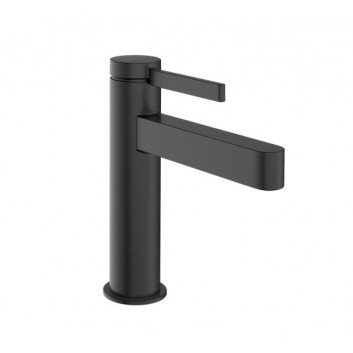 Waschtischarmattur Hansgrohe Finoris, stehend, Einhebel-, Höhe 182mm, Set Ablauf-, schwarz matt
