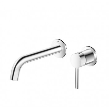 Brausearmatur Emporia Fly, zur Wandmontage, Aufputz - gun metal