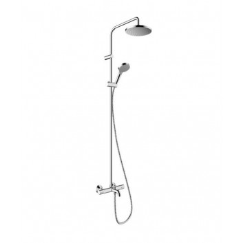 Dusch-set Hansgrohe Pulsify S Puro 260 1jet EcoSmart z Ecostat Fine i główką Dusch- 3jet - Chrom