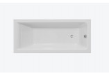 Badewanne rechteckig Excellent Savia 170x75 cm, Acryl- - weiß