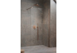 Wand Walk-In Radaway Modo New Black II 70, 68.5-69.5x200cm, czarne, Glas transparent- sanitbuy.pl
