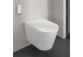 Toaleta myjąca Villeroy & Boch ViClean I100, oval, 38,5x59,5cm, bezrantowa, CeramicPlus, Weiss Alpin