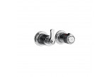 Waschtischarmatur mit 2-Anschlüssen Gessi Venti20, Unterputz, Auslauf 210mm, Chrom