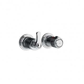 Waschtischarmatur mit 2-Anschlüssen Gessi Venti20, Unterputz, Auslauf 210mm, Chrom