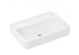 Waschtisch Hansgrohe Xuniva Q Wandwaschtisch Compact 55x37 ohne Hahnloch, ohne Überlauf, SmartClean- weiß